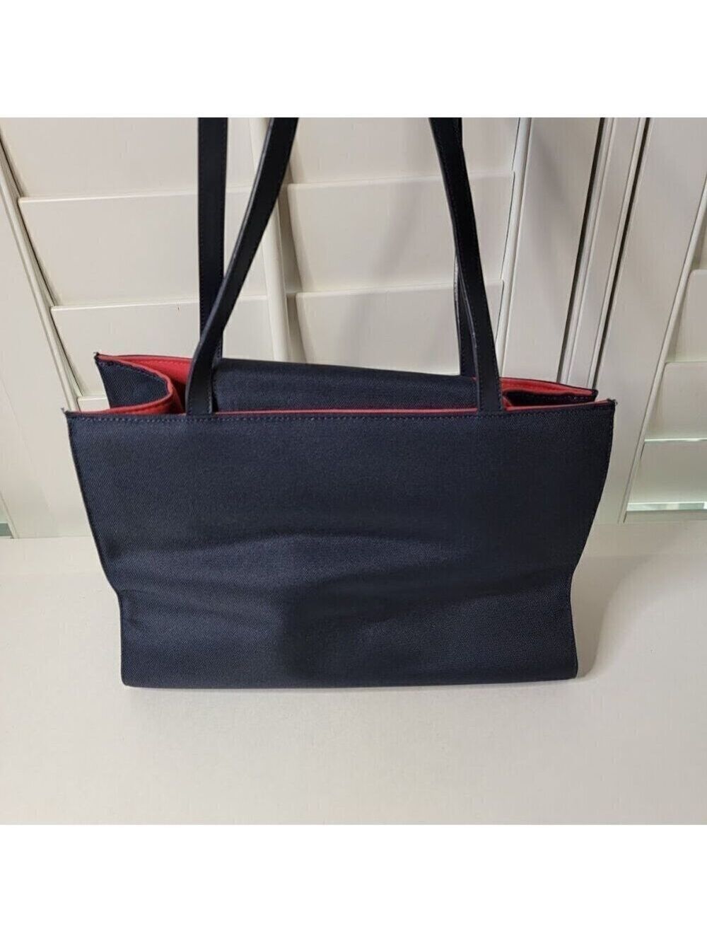 Preston & York Cloth Shoulder Bag - Blue & Red - Picture 6 of 15